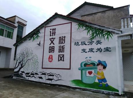 汝南墙绘是现在流行的墙体广告