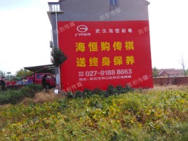 汝南农村墙体广告给农村人民带来方便