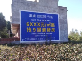 汝南墙体广告的好处