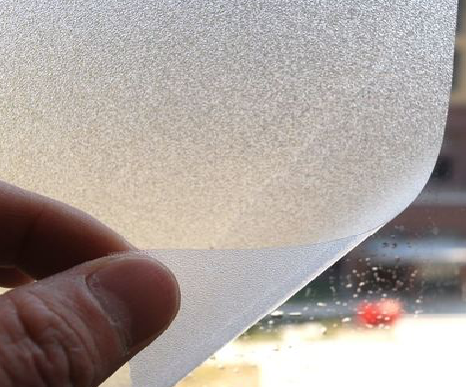 汝南玻璃门外面粘广告用什么材料好？