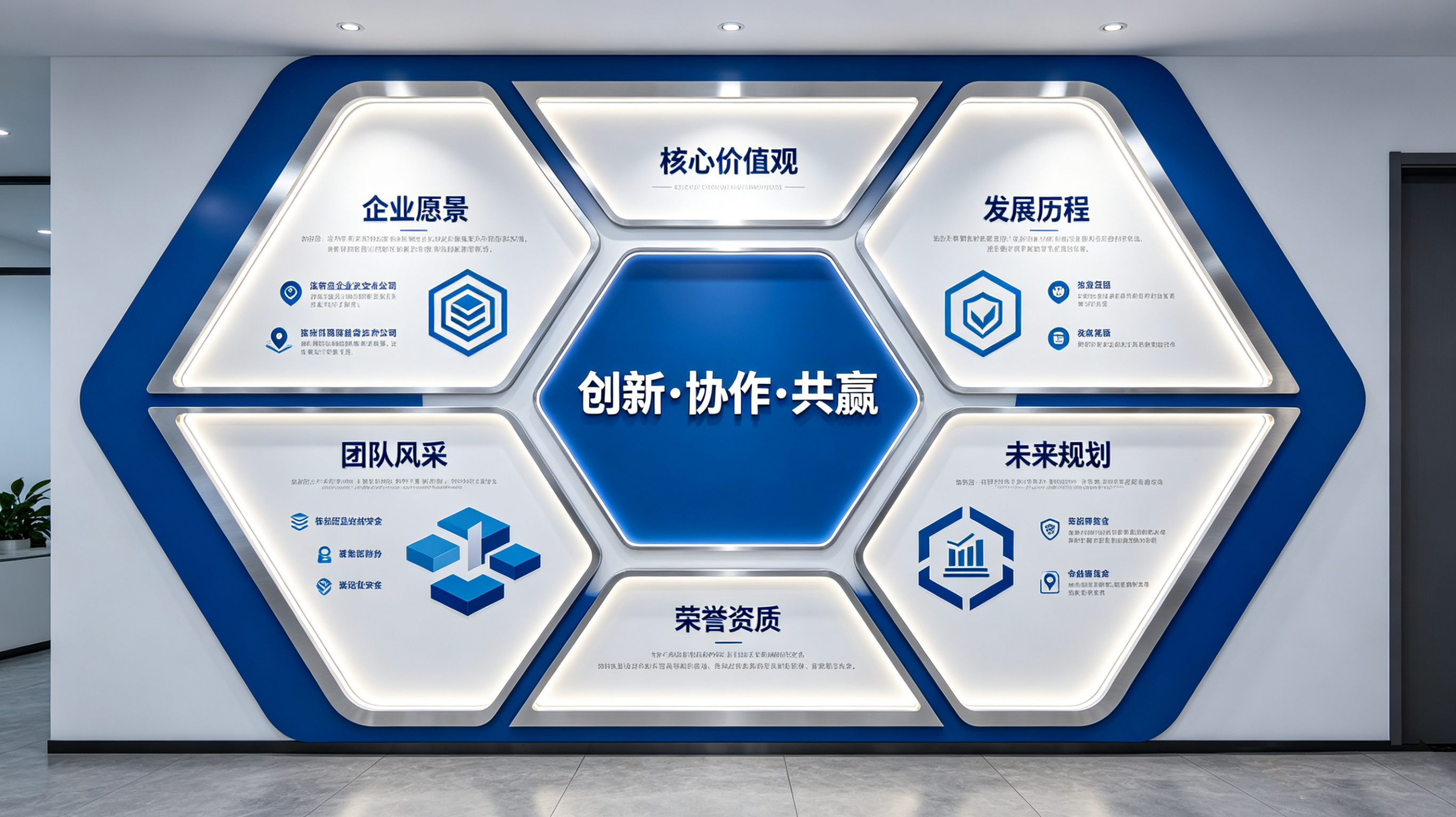 汝南企业文化墙六边形避坑指南（新手常犯5个错误）